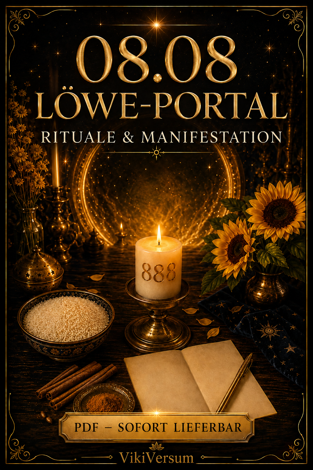 08.08 Löwe-Portal – Öffne das Tor zu deiner Manifestation🦁🌻
