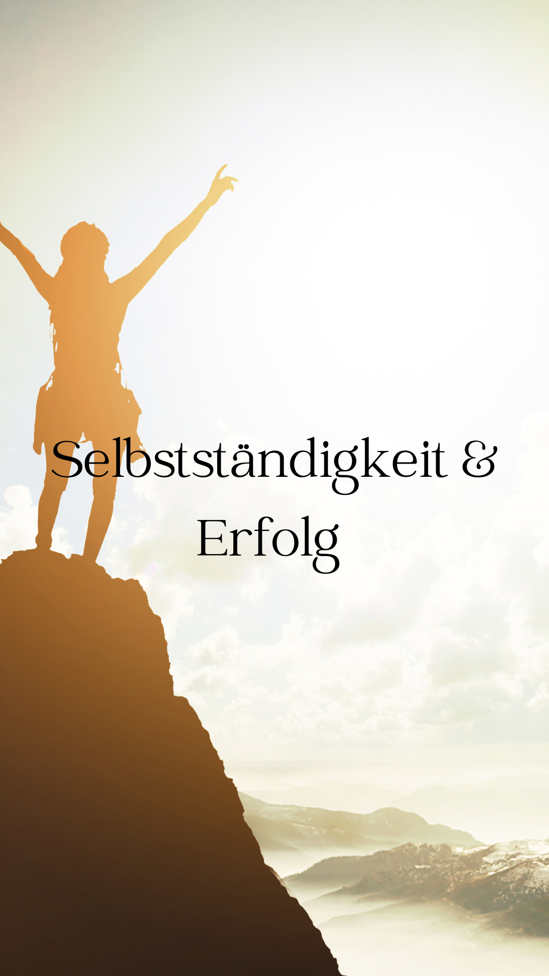 Selbstständigkeit und Erfolg anziehen