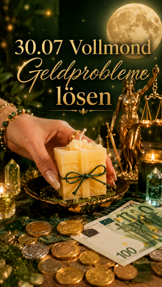 Persönliche Vollmond-Ritual: Geldsorgen & finanzielle Blockaden loslassen 🌕💚