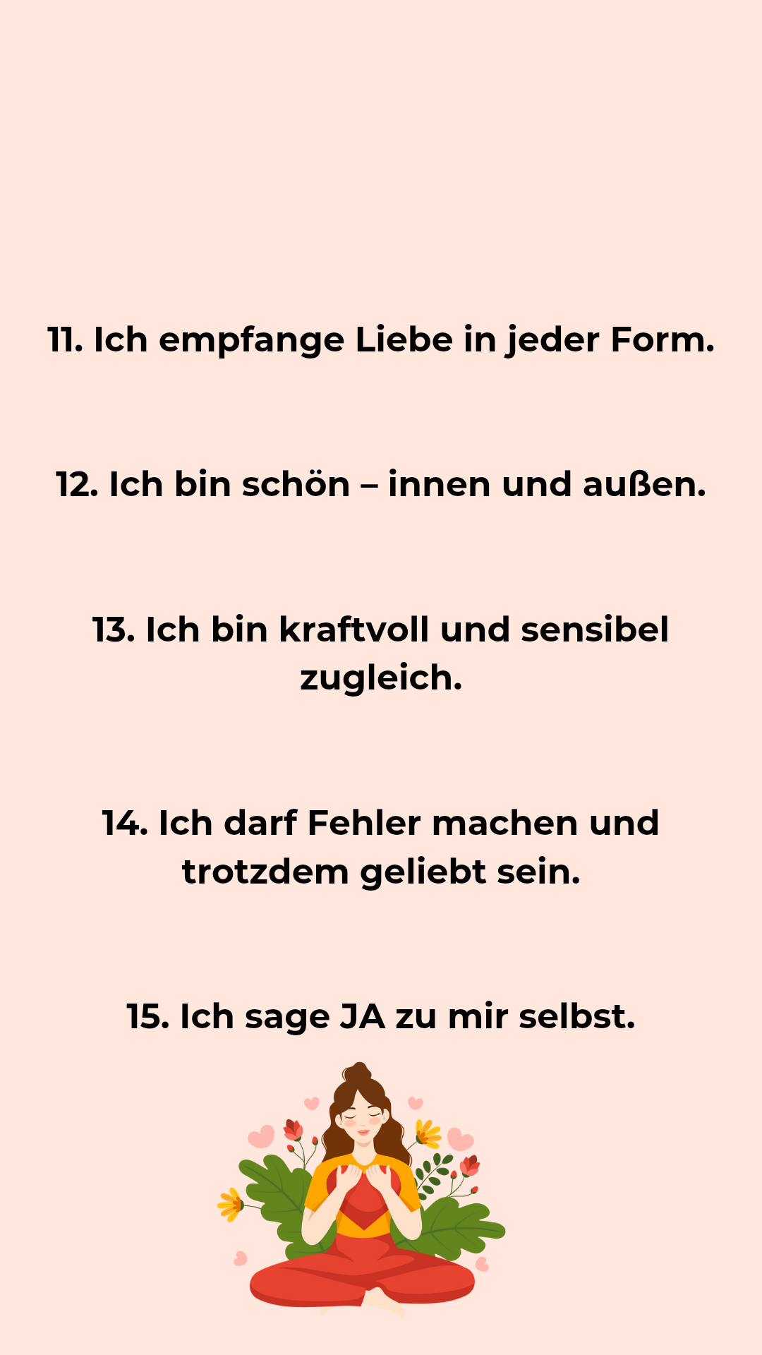 Selbstliebe ❤️ 100 Affirmationen + Test als PDF ❤️🎁❄️