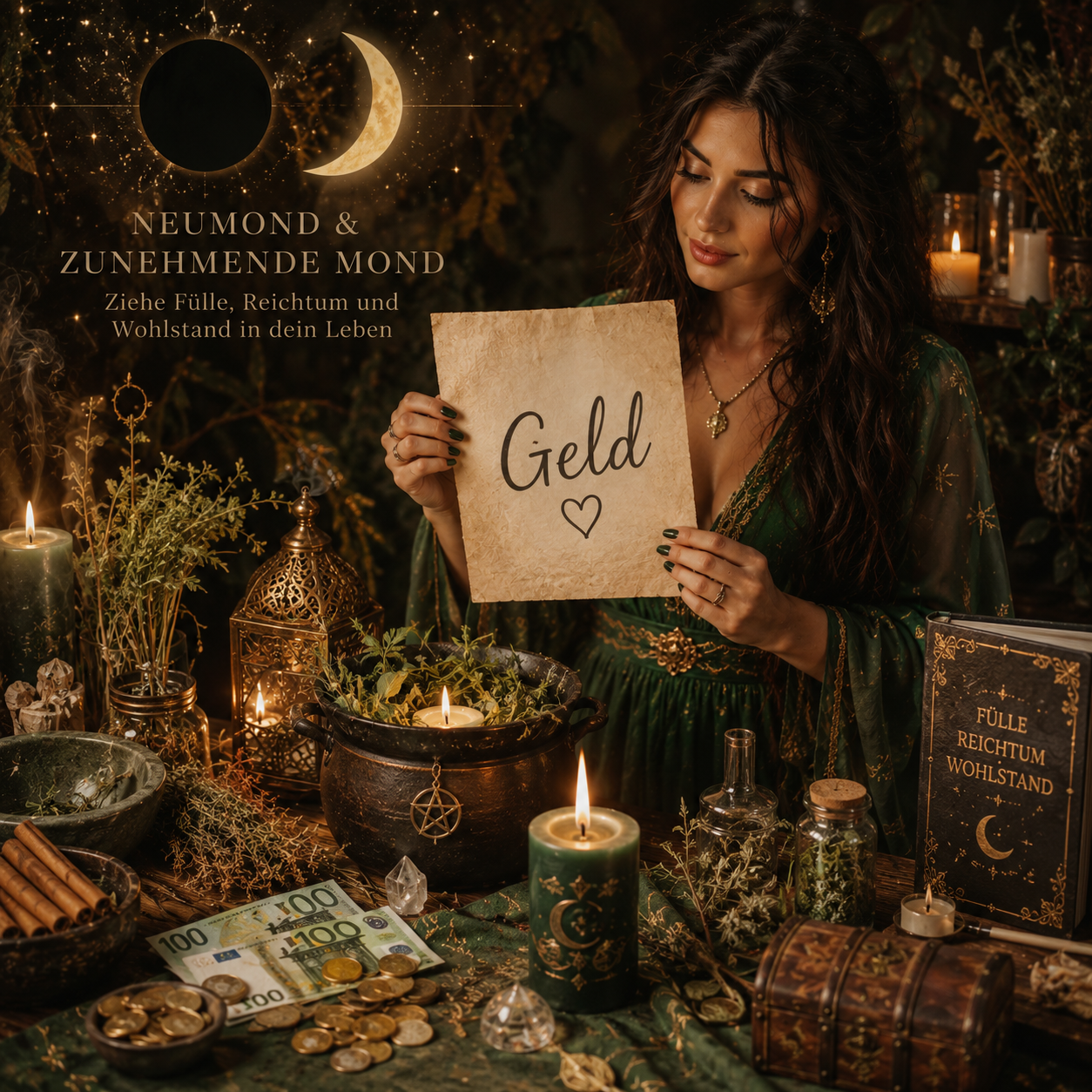 🌙 Persönliches Fülle-Ritual – Samstag 18.07. 💚💰